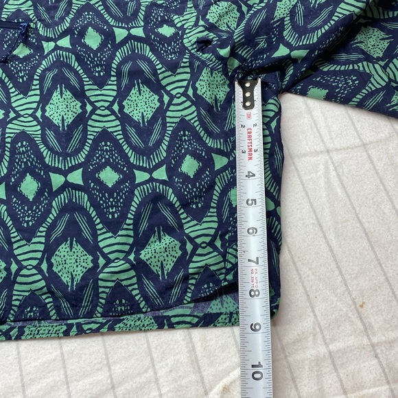 Patagonia Mens Wavefarer Board Shorts Patterned Blue and Green Men's Shorts,31 - Picture 7 of 12